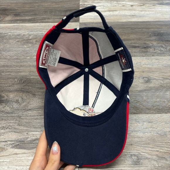 Vintage Y2K Annco MiLB Toledo Mud Hens Blue Red OSFA Strapback Hat Baseball Cap - Picture 5 of 9